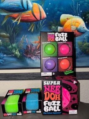 Bundle of 4 Rare Fuzz ball bundle !!!